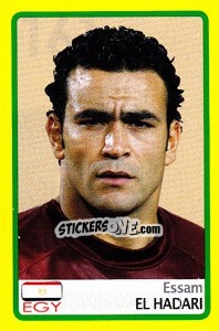 Sticker Essam El Hadari - Africa Cup 2008 n. 161 - Panini