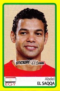 Cromo Abdel El Saqqa - Africa Cup 2008 - Panini