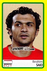 Sticker Ibrahim Said - Africa Cup 2008 - Panini