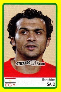 Sticker Ibrahim Said - Africa Cup 2008 n. 165 - Panini