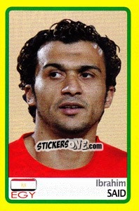 Cromo Ibrahim Said - Africa Cup 2008 - Panini