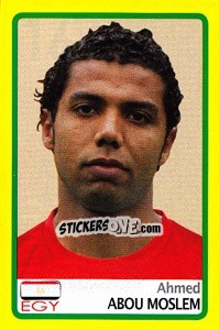 Sticker Ahmed Abou Moslem - Africa Cup 2008 - Panini