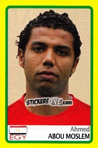 Sticker Ahmed Abou Moslem - Africa Cup 2008 n. 166 - Panini