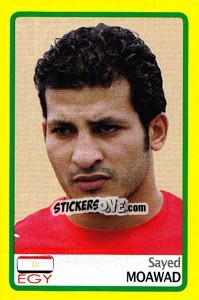 Sticker Sayed Moawad - Africa Cup 2008 - Panini