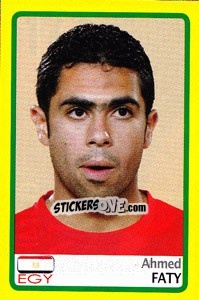 Sticker Ahmed Faty - Africa Cup 2008 - Panini