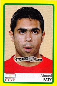 Sticker Ahmed Faty - Africa Cup 2008 n. 168 - Panini