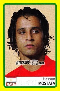 Cromo Hassan Mostafa - Africa Cup 2008 - Panini