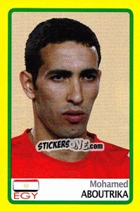 Sticker Mohamed Aboutrika - Africa Cup 2008 - Panini