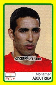Sticker Mohamed Aboutrika - Africa Cup 2008 n. 171 - Panini