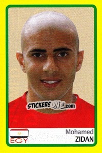 Sticker Mohamed Zidan - Africa Cup 2008 n. 173 - Panini