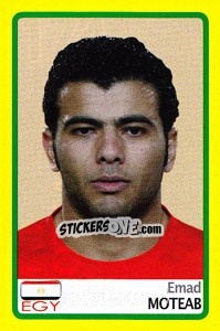 Cromo Emad Moteab - Africa Cup 2008 - Panini