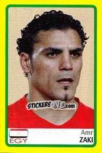 Cromo Amr Zaki - Africa Cup 2008 - Panini