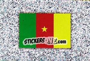 Sticker Flag of Cameroon - Africa Cup 2008 n. 177 - Panini