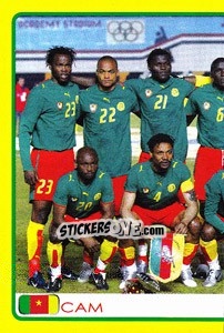 Sticker Cameroon team (1 of 2) - Africa Cup 2008 n. 178 - Panini