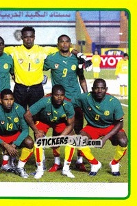 Cromo Cameroon team (2 of 2) - Africa Cup 2008 - Panini