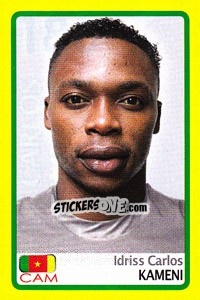 Sticker Idriss Carlos Kameni - Africa Cup 2008 n. 180 - Panini