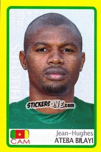 Sticker Jean-Hughes Ateba Bilayi - Africa Cup 2008 n. 181 - Panini