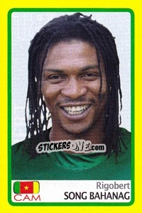 Sticker Rigobert Song Bahanag - Africa Cup 2008 n. 182 - Panini
