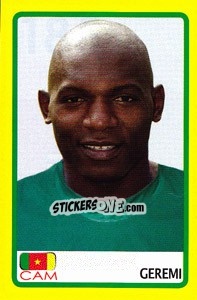 Sticker Geremi - Africa Cup 2008 n. 185 - Panini