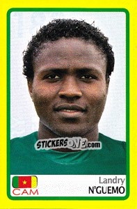 Sticker Landry N'Guemo - Africa Cup 2008 n. 189 - Panini