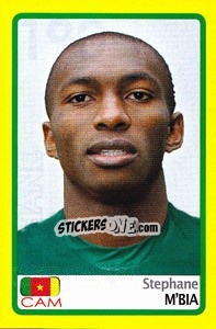 Sticker Stephane M'Bia - Africa Cup 2008 n. 190 - Panini