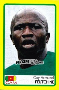 Sticker Guy Armand Feutchine - Africa Cup 2008 n. 191 - Panini