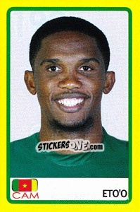 Cromo Eto'O - Africa Cup 2008 - Panini