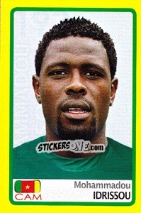 Cromo Mohamadou Idrissou - Africa Cup 2008 - Panini