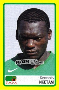 Figurina Kennedy Nketani - Africa Cup 2008 - Panini