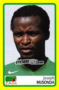 Figurina Joseph Musonda - Africa Cup 2008 - Panini