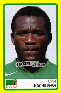 Cromo Clive Hachilensa - Africa Cup 2008 - Panini