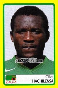 Figurina Clive Hachilensa - Africa Cup 2008 - Panini