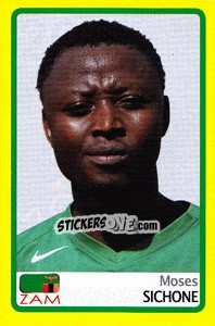 Cromo Moses Sichone - Africa Cup 2008 - Panini