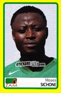 Figurina Moses Sichone - Africa Cup 2008 - Panini