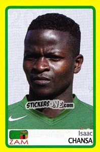 Sticker Isaac Chansa - Africa Cup 2008 n. 205 - Panini