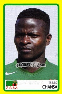 Figurina Isaac Chansa - Africa Cup 2008 - Panini