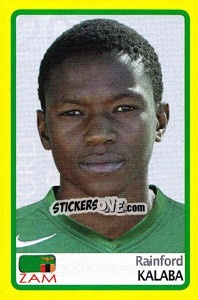 Cromo Rainford Kalaba - Africa Cup 2008 - Panini