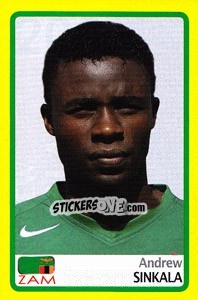 Sticker Andrew Sinkala - Africa Cup 2008 n. 208 - Panini