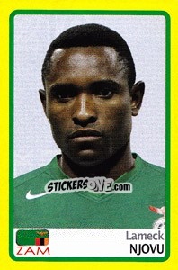 Cromo Lameck Njovu - Africa Cup 2008 - Panini