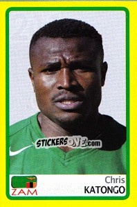 Figurina Chris Katongo - Africa Cup 2008 - Panini