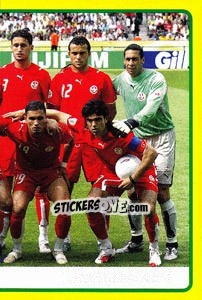 Sticker Tunisia team (2 of 2) - Africa Cup 2008 n. 217 - Panini