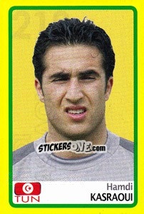 Sticker Hamdi Kasraoui - Africa Cup 2008 n. 218 - Panini