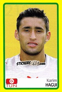 Figurina Karim Hagui - Africa Cup 2008 - Panini