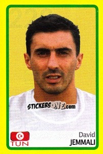 Sticker David Jemmali - Africa Cup 2008 n. 220 - Panini