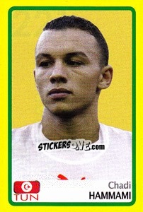 Sticker Chadi Hammami - Africa Cup 2008 - Panini