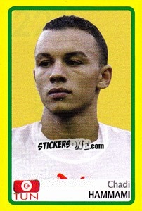 Figurina Chadi Hammami - Africa Cup 2008 - Panini