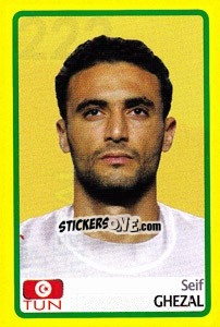 Sticker Seif Ghezal - Africa Cup 2008 n. 222 - Panini