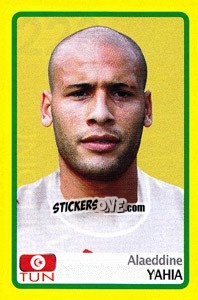Sticker Alaeddine Yahia - Africa Cup 2008 n. 223 - Panini