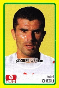 Sticker Adel Chedli - Africa Cup 2008 n. 227 - Panini