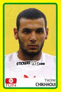 Sticker Yacine Chikhaoui - Africa Cup 2008 - Panini